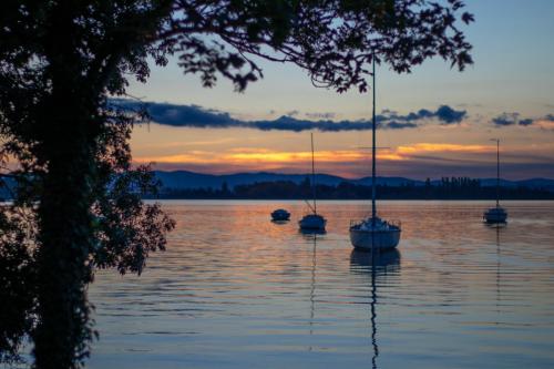 Coucher de soleil & Bateaux